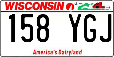 WI license plate 158YGJ