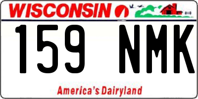 WI license plate 159NMK