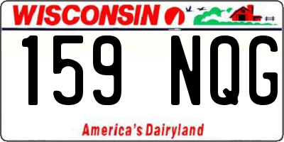 WI license plate 159NQG