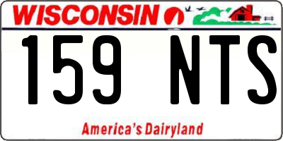WI license plate 159NTS