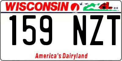 WI license plate 159NZT
