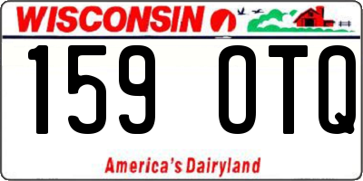 WI license plate 159OTQ