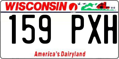 WI license plate 159PXH