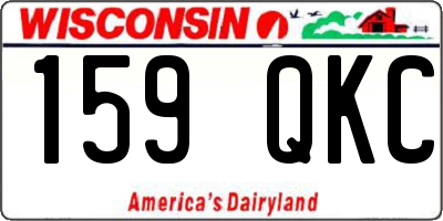 WI license plate 159QKC