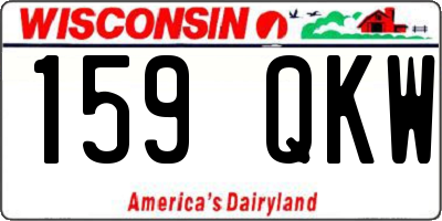 WI license plate 159QKW
