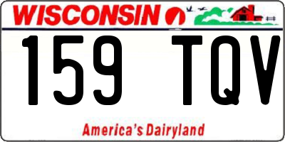 WI license plate 159TQV