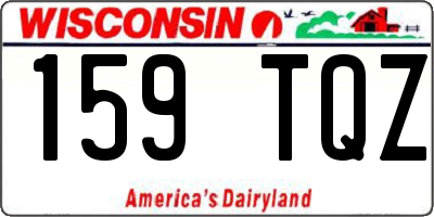 WI license plate 159TQZ