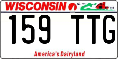 WI license plate 159TTG