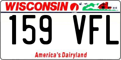 WI license plate 159VFL