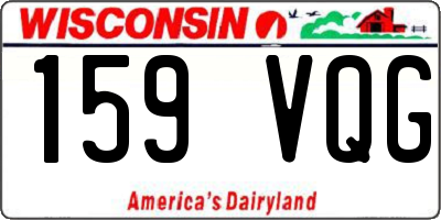WI license plate 159VQG