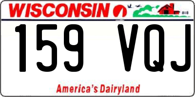 WI license plate 159VQJ