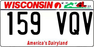 WI license plate 159VQV