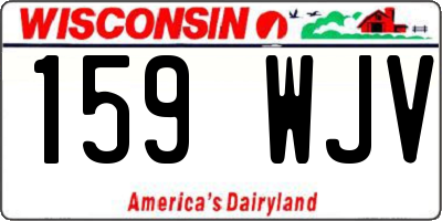 WI license plate 159WJV