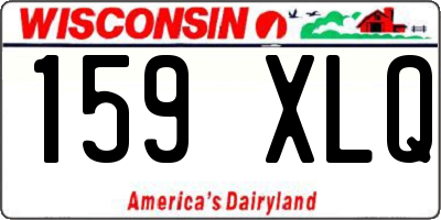 WI license plate 159XLQ