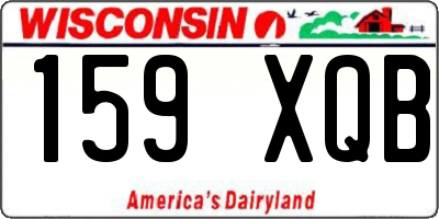 WI license plate 159XQB