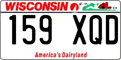 WI license plate 159XQD