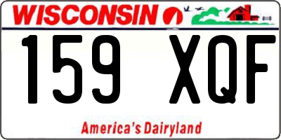 WI license plate 159XQF
