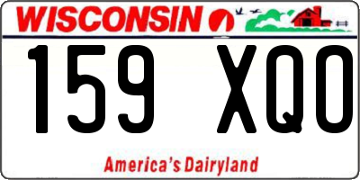 WI license plate 159XQO