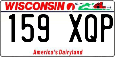 WI license plate 159XQP