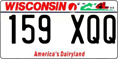 WI license plate 159XQQ