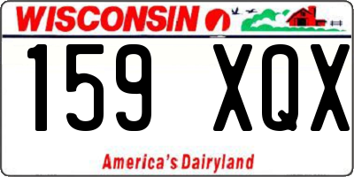 WI license plate 159XQX