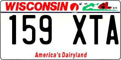 WI license plate 159XTA