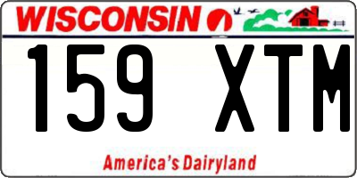 WI license plate 159XTM