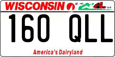 WI license plate 160QLL