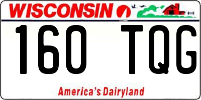 WI license plate 160TQG