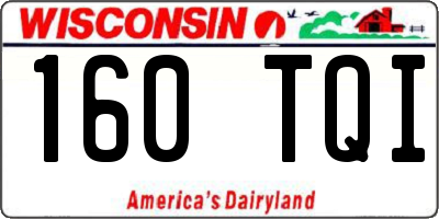 WI license plate 160TQI