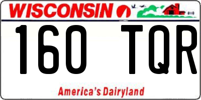 WI license plate 160TQR
