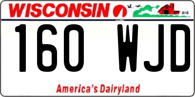 WI license plate 160WJD