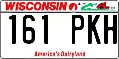 WI license plate 161PKH