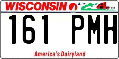 WI license plate 161PMH