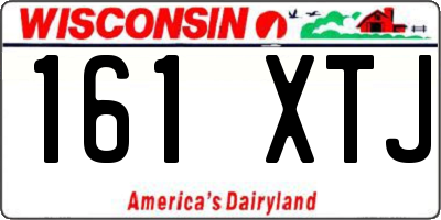 WI license plate 161XTJ
