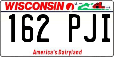 WI license plate 162PJI