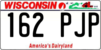 WI license plate 162PJP