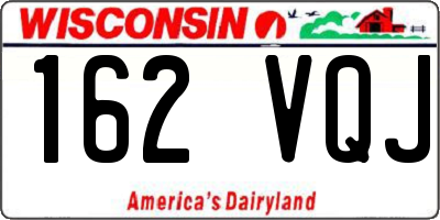 WI license plate 162VQJ