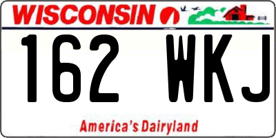 WI license plate 162WKJ