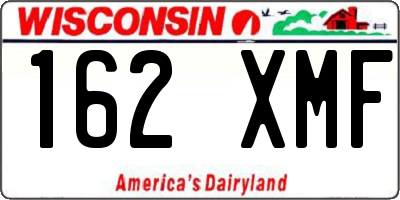 WI license plate 162XMF