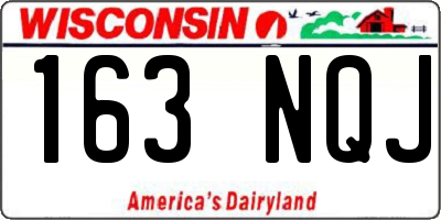 WI license plate 163NQJ