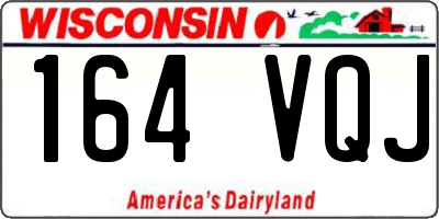 WI license plate 164VQJ