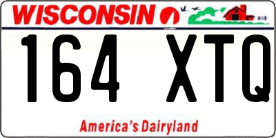 WI license plate 164XTQ