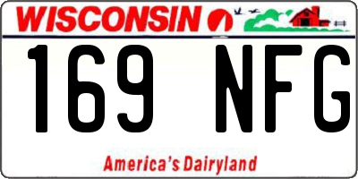 WI license plate 169NFG