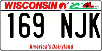 WI license plate 169NJK