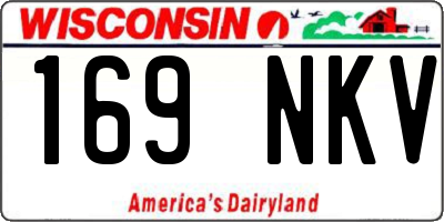 WI license plate 169NKV