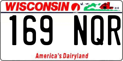 WI license plate 169NQR