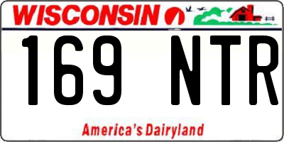 WI license plate 169NTR
