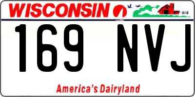 WI license plate 169NVJ