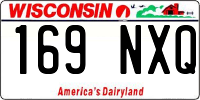 WI license plate 169NXQ